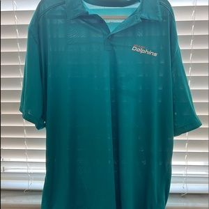 Mens Miami Dolphins Dry fit polo